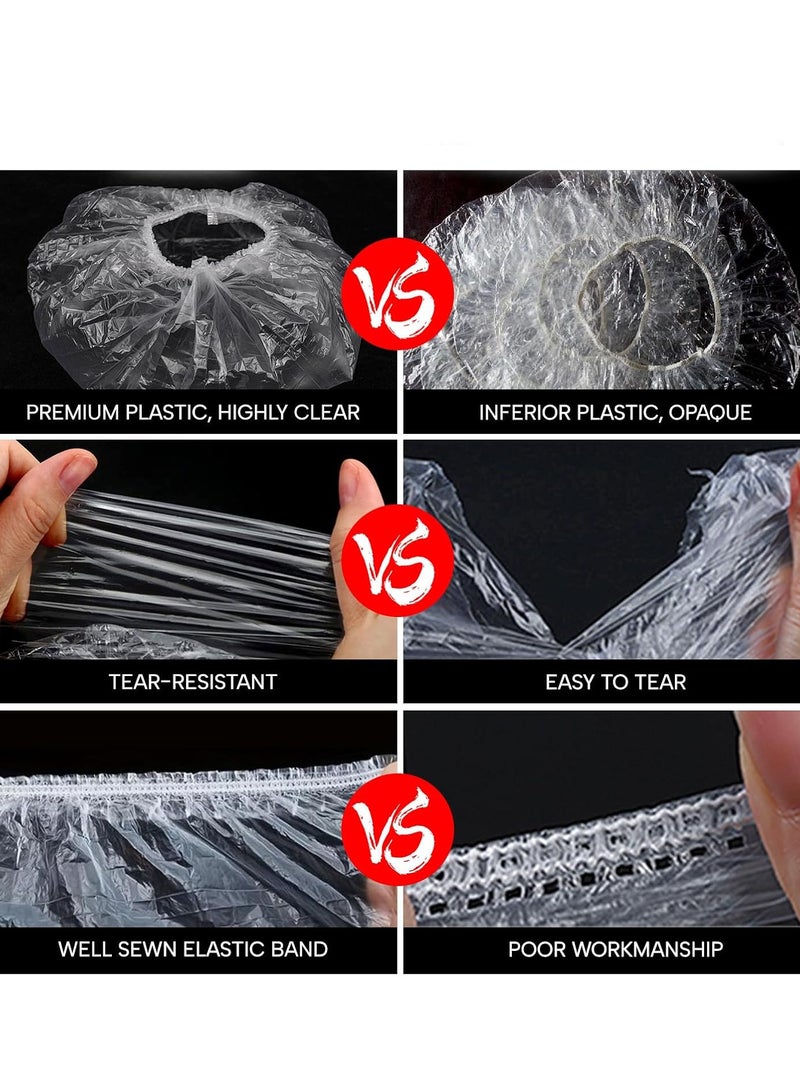 عام غطاء دش يمكن التخلص منه 100 قطعة للنساء سبا المنزل استخدام فندق وصالون الشعر السفر - Image 3