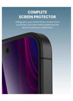 Moxedo Moxedo Ultra Shield Tempered Glass Screen Protector HD Clear 9H Hardness Full Coverage with Auto-Align Easy Applicator for iPhone 15 Plus 6.7 inch  - Image 3