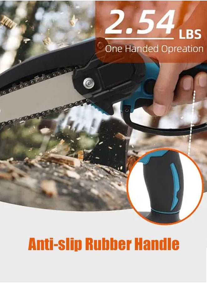 APEX Efficient 2 in1 Cordless Tool Set Electric Chainsaw and Pruning Shears with Twin Batteries for Woodwork Garden Fruit and Flower Pruning  - Image 3