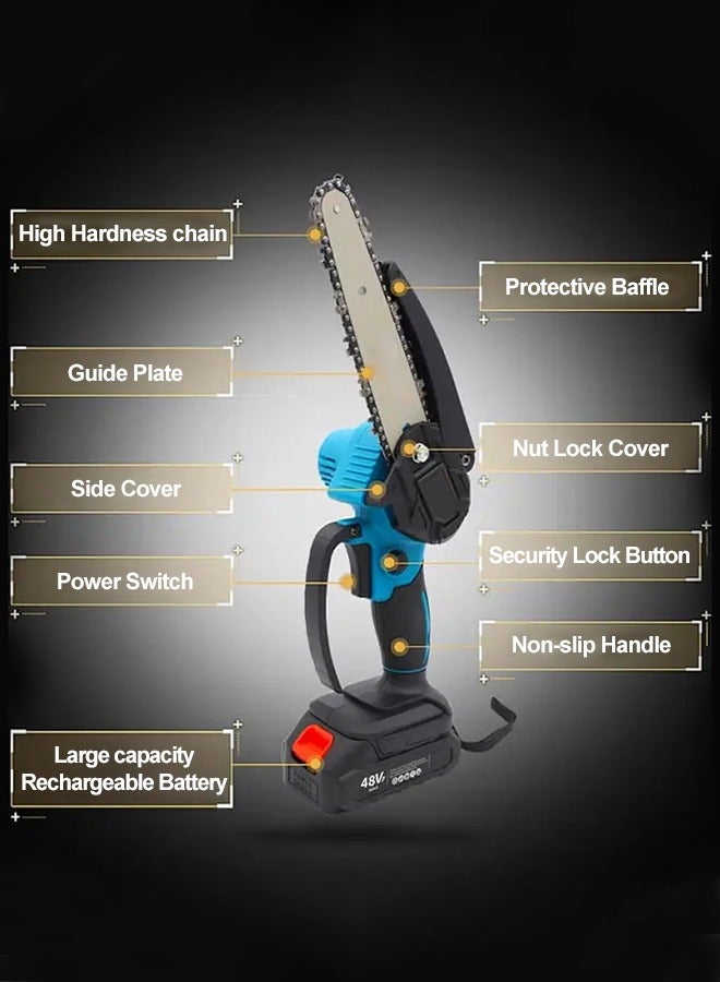 مجموعة أدوات لاسلكية فعالة 2 في 1 منشار كهربائي ومقصات تشذيب مع بطاريتين مزدوجتين للأعمال الخشبية تشذيب فواكه وزهور الحديقة