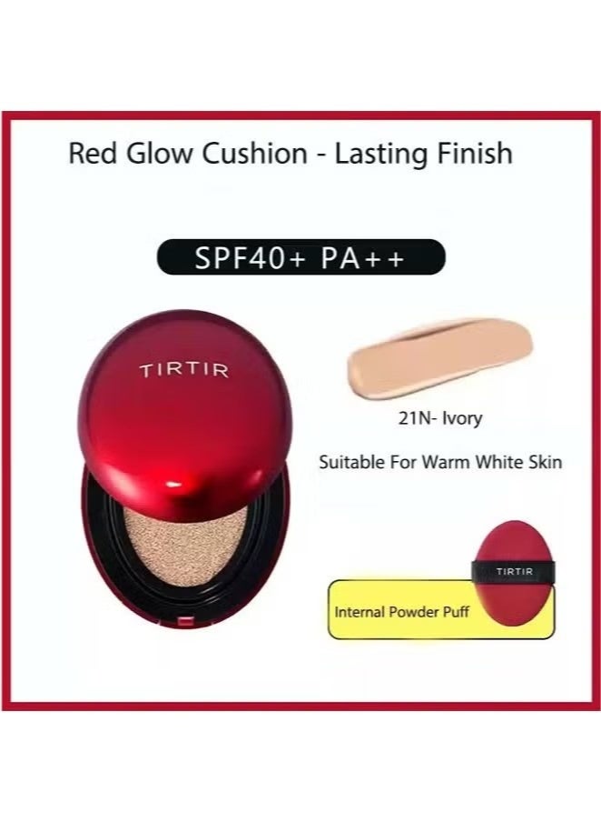 ترتر مؤسسة الوسادة الحمراء، طويلة الأمد، خفيفة الوزن، تغطية قابلة للبناء، شبه ماتي (21N العاج، 0.63 فلور أوز (حزمة من 1)) - Image 2