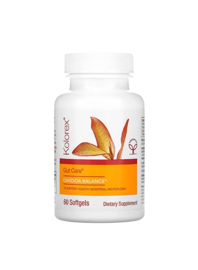 كولوريكس Gut Care Candida Balance 60 Softgels - Image 1