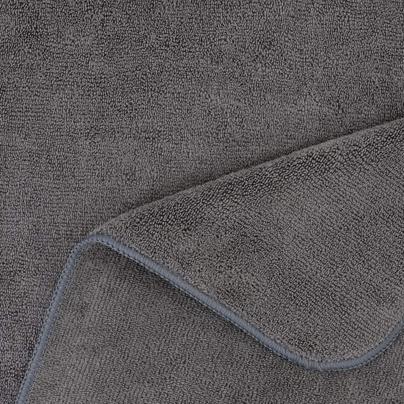 POLYTE Professional Quick Dry Lint Free Microfiber Hair Drying Salon Towel, 20 x 40 in, 2 Pack (Dark Gray) - Image 4