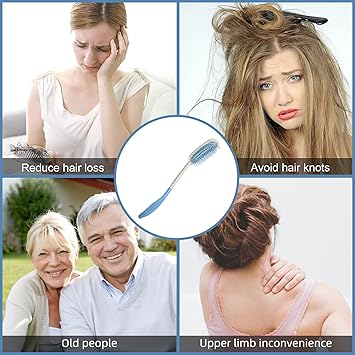 Fanwer 14 Long Reach HairbrushesLong Handle Soft Comb and BrushBeauty Hair Applicable to elderly and handdisabled people inconvenient upper limb activities - Image 2