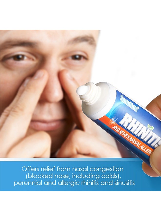 Sumifun - Rhinitis Cream, Relives Nasal Allergy Symptoms,for Dry Nose, Nasal Irritation, Cracked Nose, Stuffy Nose, Allergy Relief Natural Herbal Rhinitis Cream 20g - Image 1