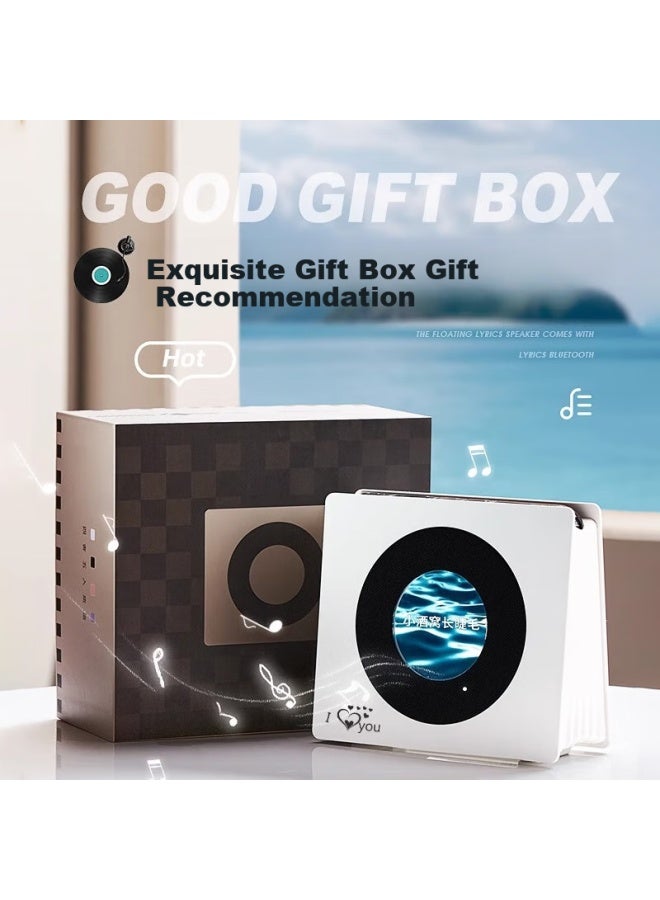Ten Thousand Fires Wanhuo Smart Retro Bluetooth Speaker With Floating Lyrics, Male Birthday Gift, Practical For Men, High-end For Women, Exquisite And Creative, High-value Small Speaker, Latest Model For 2025 - Image 5
