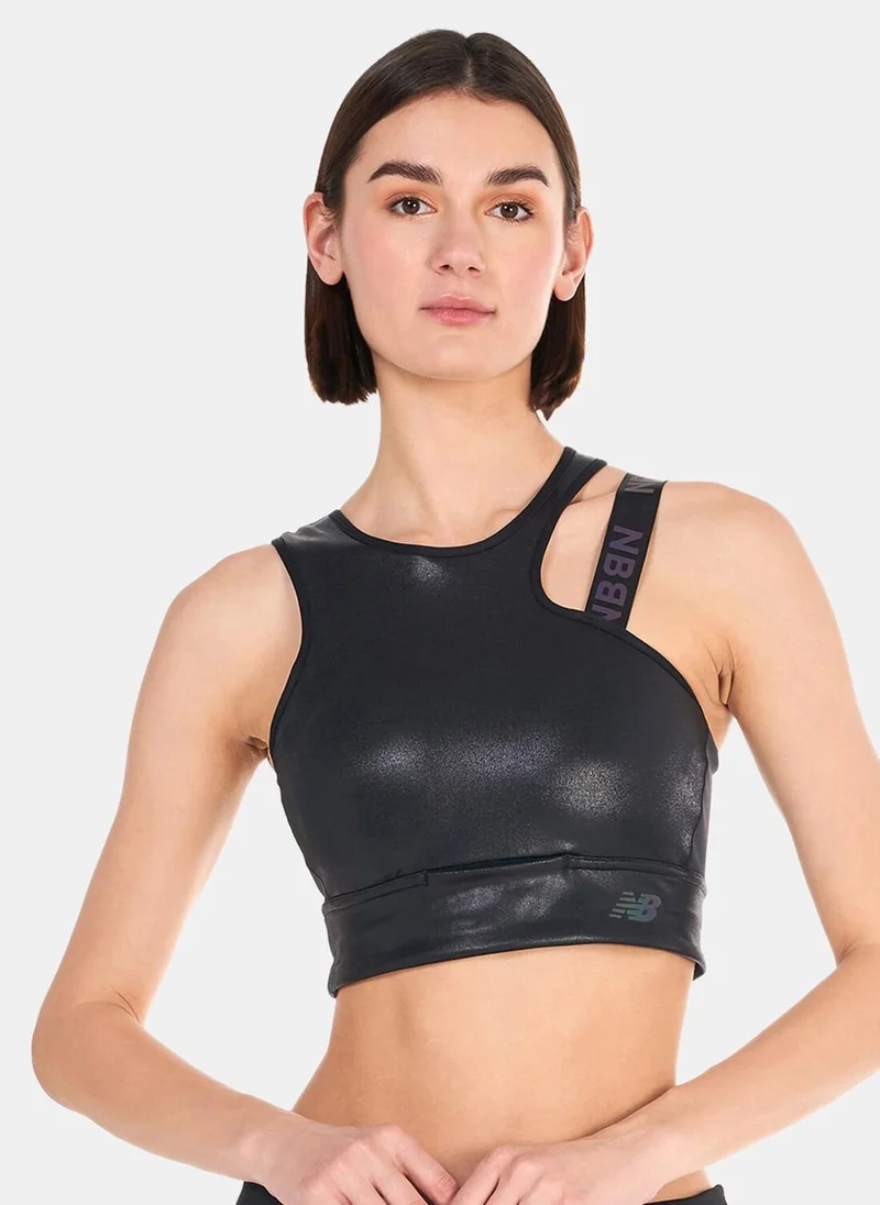 New Balance Women's Q Speed Shape Shield Crop Sports Bra