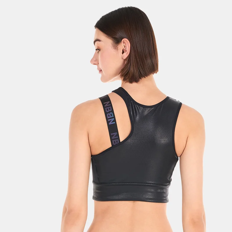 New Balance Women's Q Speed Shape Shield Crop Sports Bra