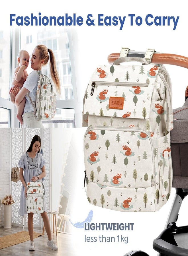 PILLANI Baby Diaper Bag Backpack - Large Bag for Boys & Girls, Waterproof Diaper Backpack - Travel Diaper Bags w/Changing Pad, Baby Registry Search & Shower Gifts - Essentials Must Haves Newborn Stuff - Image 5