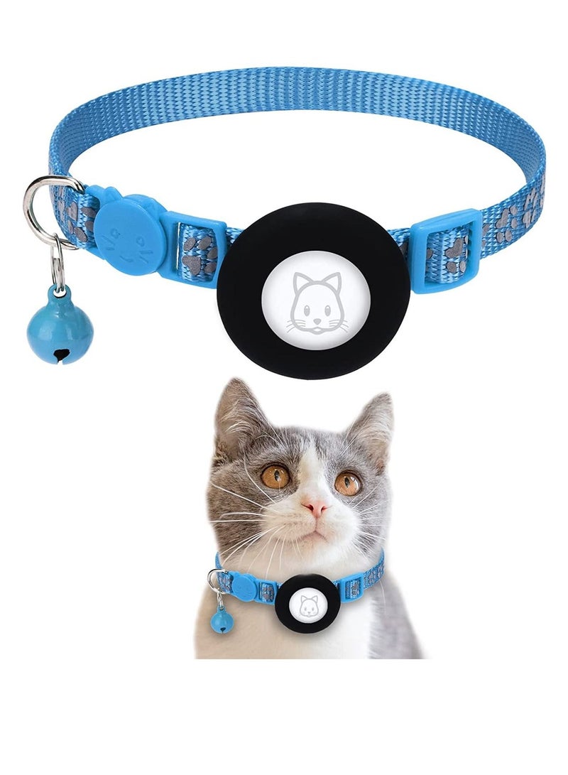 Airtag Reflective Collar with Bell - Image 1