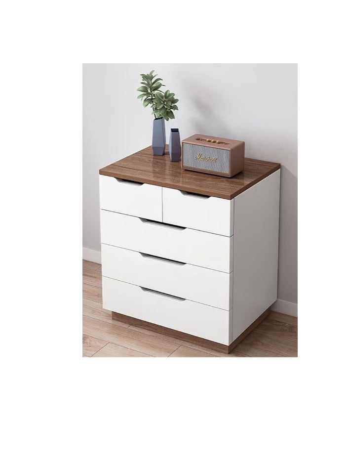 Generic Nightstands Bedside Table Simple Modern Small Simple Bedroom Rental Room Small Cabinet Bedside Locker Storage Rack（203DG5）  - Image 1