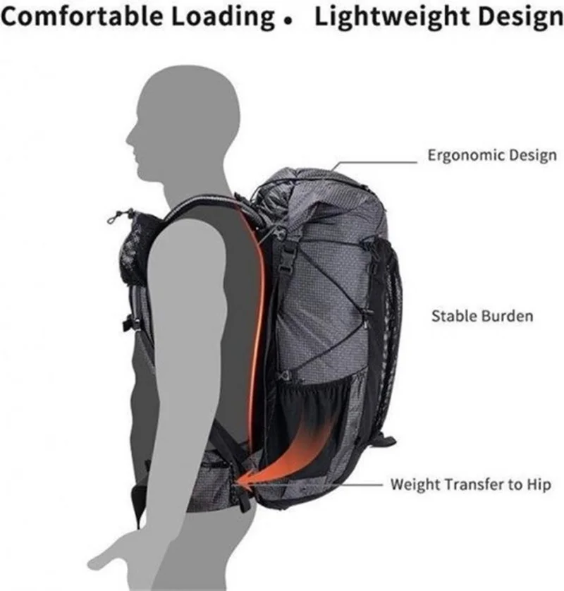 ناتشرهايك Rock 40+5 Lt Hiking Backpack