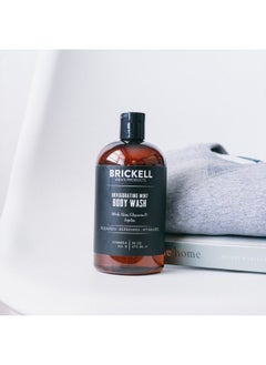 Brickell Men's Products Brickell Men's Invigorating Mint Body Wash for Men, Natural and Organic Deep Cleaning Shower Gel with Aloe, Glycerin, and Jojoba, Sulfate Free  - Image 4
