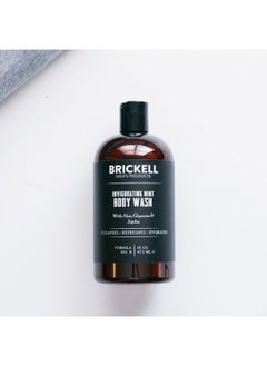 Brickell Men's Products Brickell Men's Invigorating Mint Body Wash for Men, Natural and Organic Deep Cleaning Shower Gel with Aloe, Glycerin, and Jojoba, Sulfate Free  - Image 5