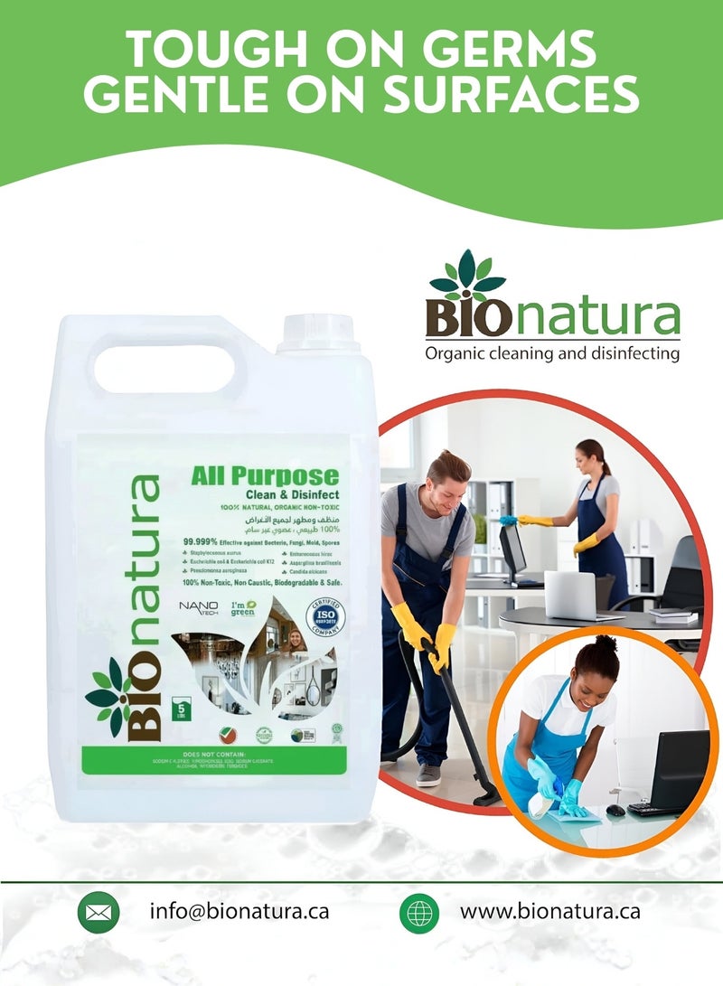 بيوناتورا منظف متعدد الأسطح عضوي وطبيعي – مناسب للأرضيات والمطبخ والحمام، يزيل الدهون والبقع، مطهر مضاد للبكتيريا غير سام، صديق للبيئة وآمن للعائلة والحيوانات الأليفة - Image 4