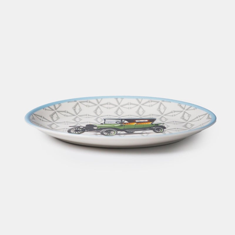 VITELLI DESIGN STUDIO Classic Cars 20s 24 Cm Porcelain Boat Plate - Image 3