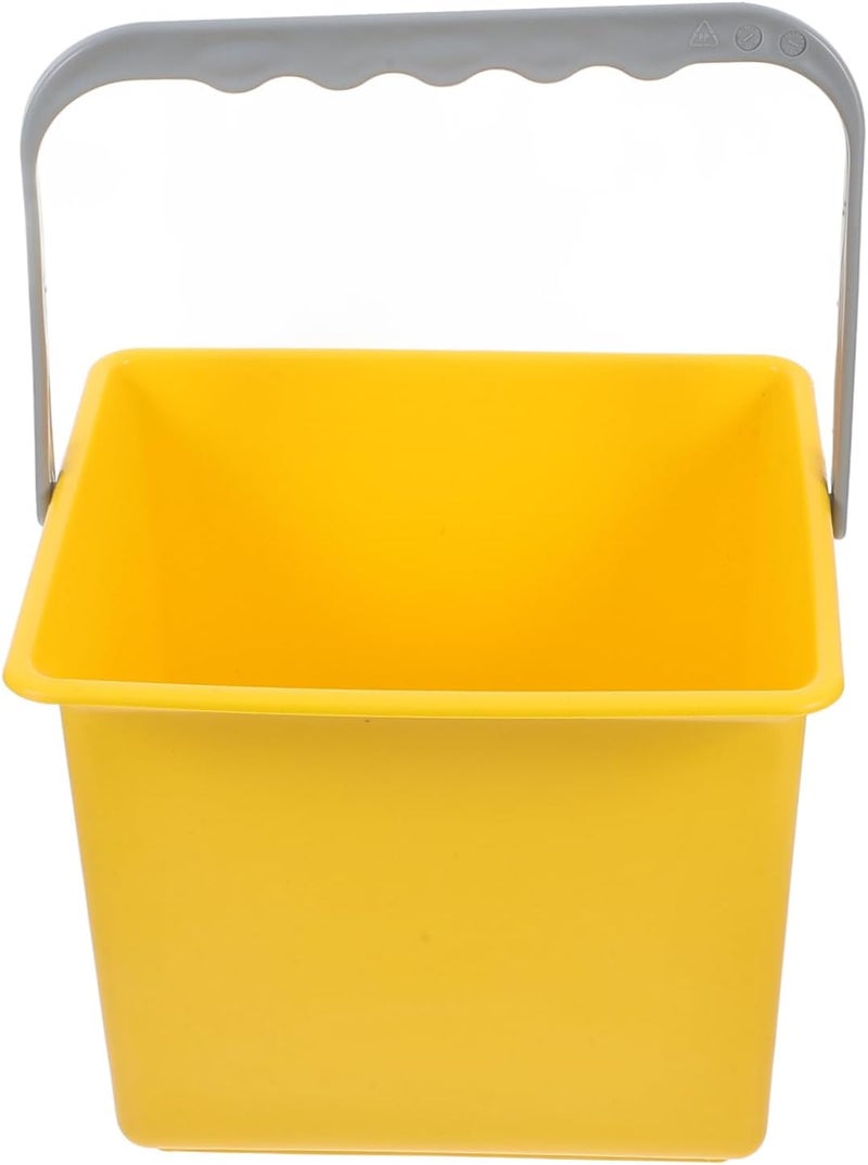 PRETYZOOM Stable Design Car Cleaning Bucket Handles Plastic Pails Measuring Scale for Schools and Offices - Image 1