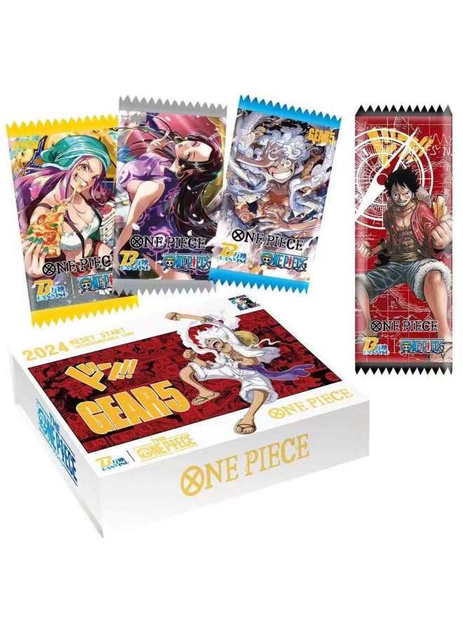 East Man Society One Piece Third Play Pirate Animation Surrounding Fun Card Blind Box Unpacking Products Listed And Snapped Up-Color:Wanying One Piece, 12 Packs In A Box, Two In A Pack  - Image 1