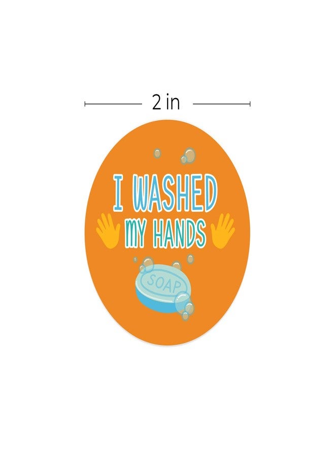 SBlabels I Washed My Hands Sticker / 250 Kids Hand Washing Achievement Stickers / 2" School Children Colorful Reward Stickers / 6 Vibrant Designs/Made in The USA - Image 4