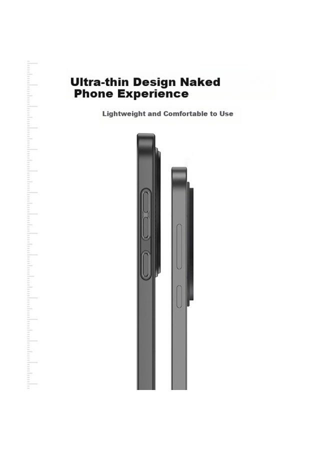 Kmaxai Ultra-Thin Frosted Pp Case For Oppo Find X8S+ With Full Lens Protection And Anti-Slip Design, Simple And Stylish Corrugated Pattern - Transparent Black - Image 2