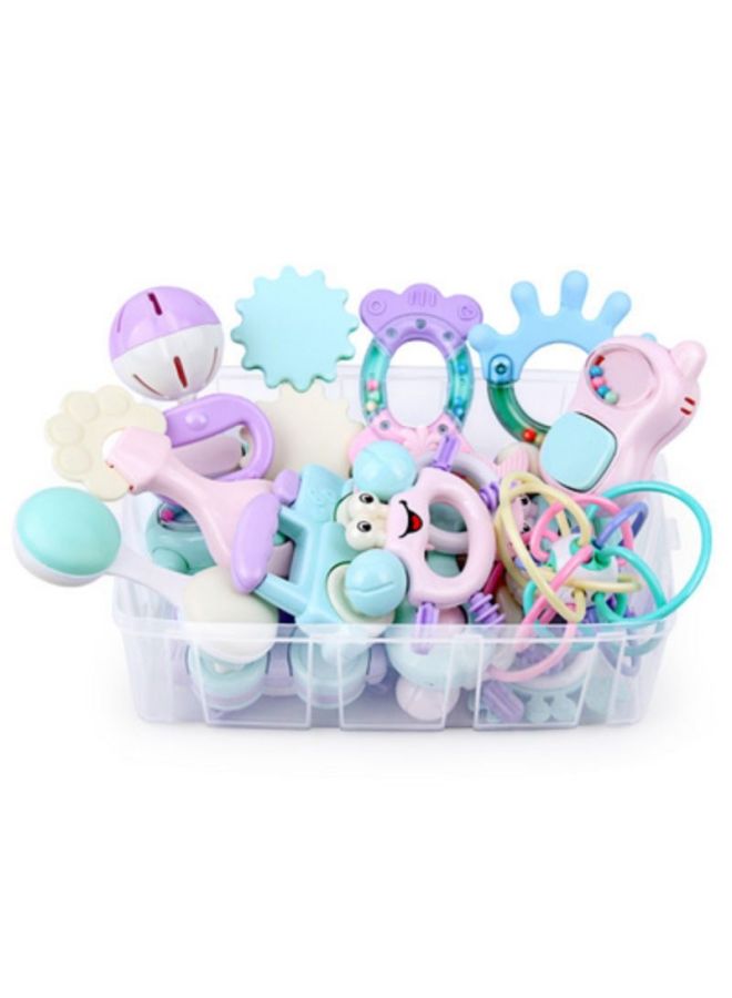Baby Baby Grasps Bite Boiled Soft Gum 0-3 Boys And Girls Puzzle Early Education Teeth Gum Newborn Children Rattle Bell - Image 5