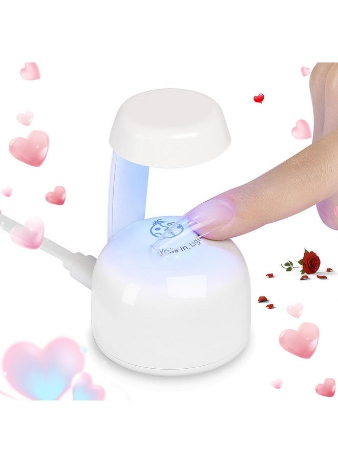 beetles Gel Polish - Beetles Mini Uv Light for Gel Nails Flash Curing Innovative with Smart Sensor for Easy and Fast Extension System, Portable Manicure Uv Led Light for Gel Nail Polish DIY Nail Art - Image 1