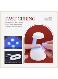 beetles Gel Polish Beetles Mini Uv Light for Gel Nails Flash Curing Innovative with Smart Sensor for Easy and Fast Extension System, Portable Manicure Uv Led Light for Gel Nail Polish DIY Nail Art  - Image 5