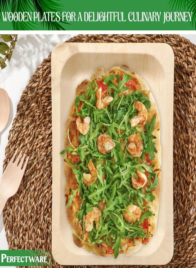 Perfectware 7" Earth Friendly All Natural Premium Quality 100% Compostable & Biodegradable Disposable Plates- Package of 25ct, (PW-Plate 7-25) Brown - Image 4