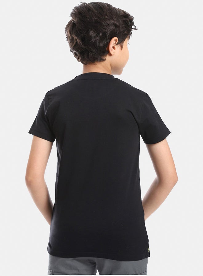 DIADORA Boys Printed Cotton T-Shirt - Image 3