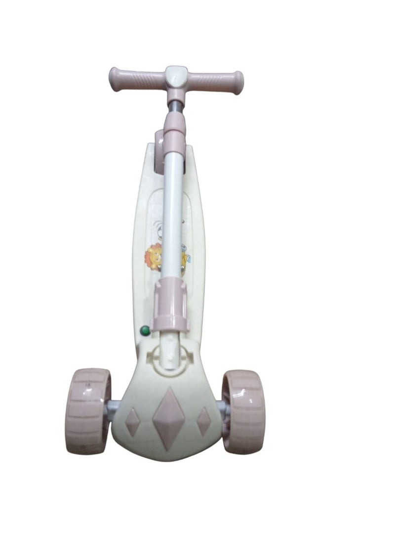 Foldable Scooter With Multiple Heights, Flashing Lights, And Music. - Image 2