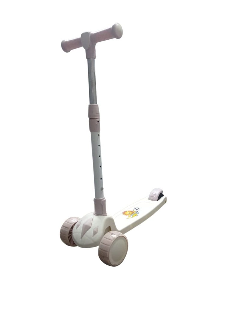 Foldable Scooter With Multiple Heights, Flashing Lights, And Music. - Image 3