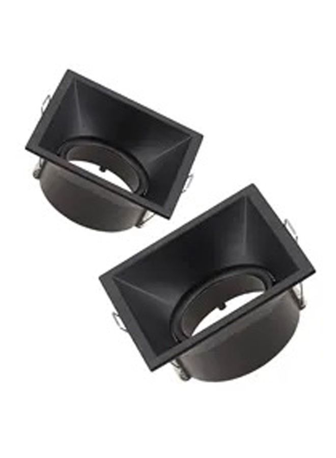 ALNAJM Lighting Anti Glare Square MR16 or GU10 Housing Led Spot Light Frame Black  - Image 3