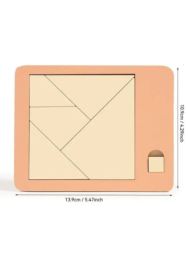 Rectangular Impossible Puzzle Level 10 Difficulty 3D Brain Teaser Geometric Patterns Colorful Interlocking Pieces - Image 3