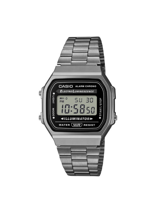 Casio Vintage A168WGG-1A Digital Unisex Stainless Steel Watch