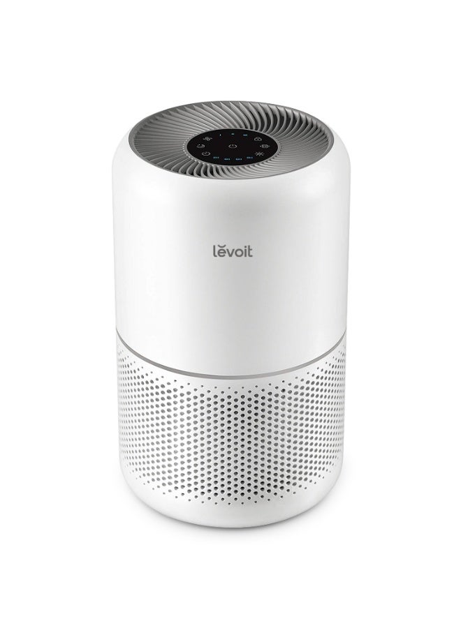 Levoit Air Purifiers for Home Dust Smoke Pet Hair, Up to 40m², H13 True HEPA Air Filter with Timer, Sleep Mode, Ozone Free, 24dB Quiet Air Cleaner for Bedroom, Office, Core 300, White Core 300 white - Image 1