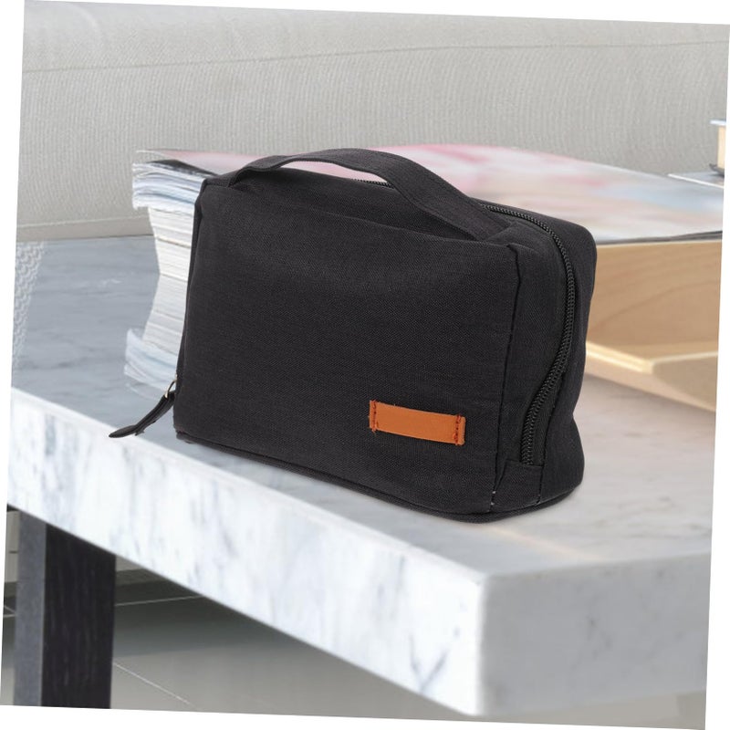 Travel Electronics Organizer Pouch Case For USB Cables Earphones Accessories Black - Image 5
