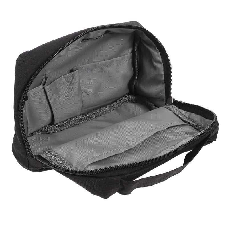 Travel Electronics Organizer Pouch Case For USB Cables Earphones Accessories Black - Image 2