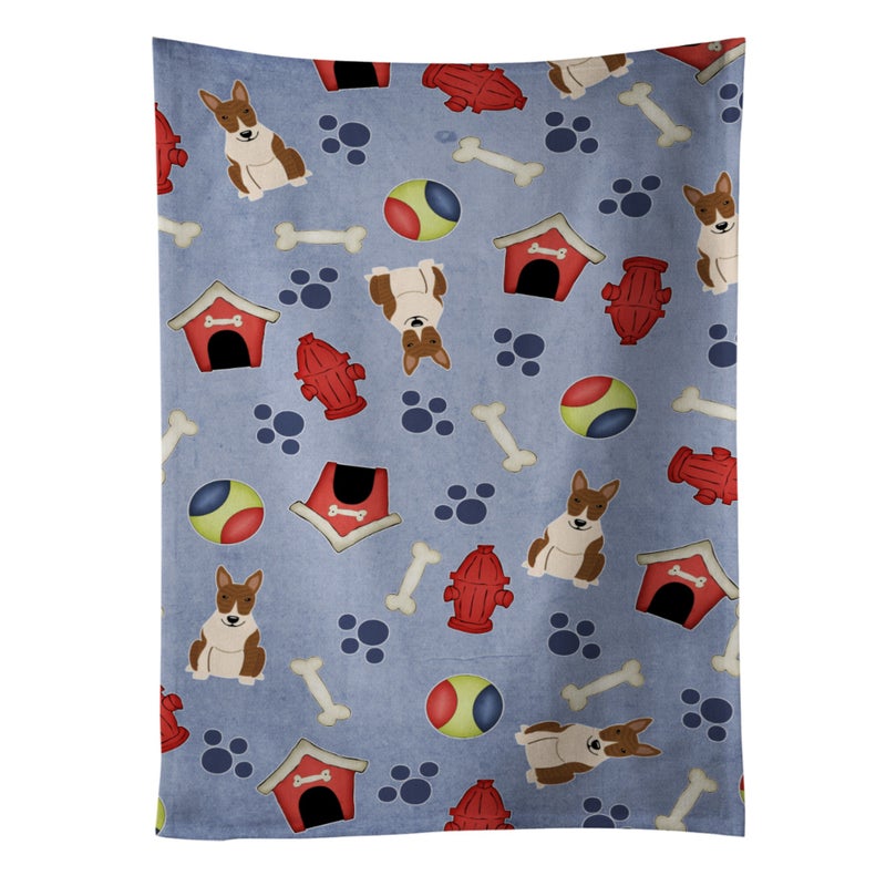 Caroline's Treasures ""Caroline's Treasures BB2750KTWL Bull Terrier Brindle Kitchen Towel  25"""" x 15""""  Multicolor""