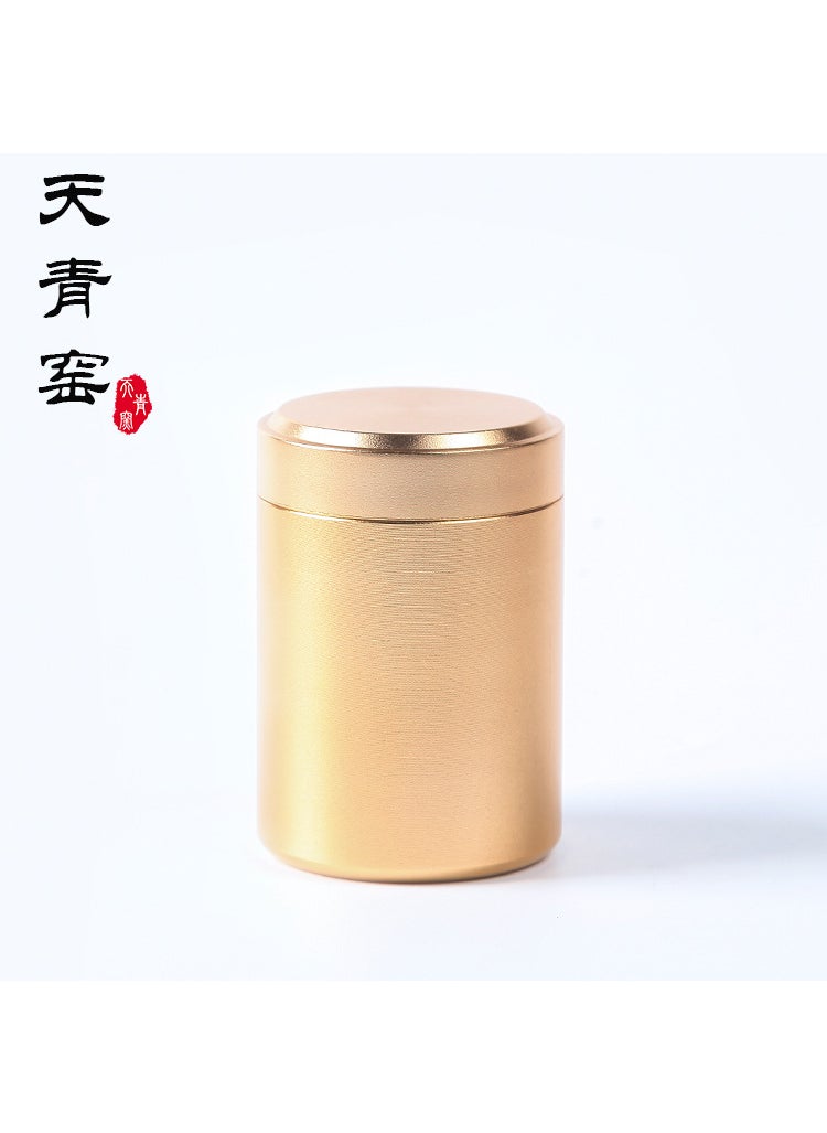 Generic - Longquan celadon factory direct small mini portable sealed metal tea cans small tea cans aluminum cans packaging cans - Image 1