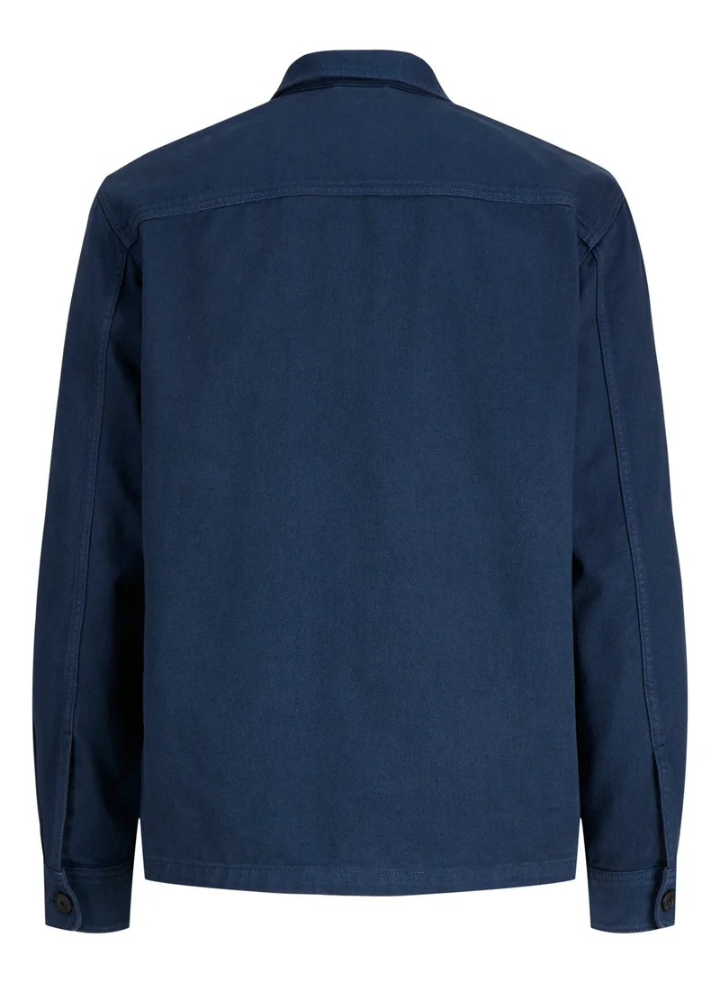 JACK & JONES  Casual Relaxed Fit Long Sleeve Over Shirt for Men | Best Price UAE
