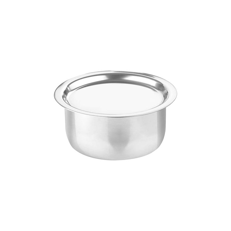 MILTON Pro cook Milton Pro Cook TriPly Stainless Steel 14 cm Tope with SS Lid 11 Litre Durable Dishwasher Safe Induction and Gas Ready Patila for Boiling Steaming and Cooking 3 Years Warranty - Image 1