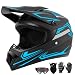 TIANDU Adult Dirt Bike Motocross Helmets Goggles Gloves Face Mask 4PCS Set Men Women Full Face Motorcycle Helmet Mountain Bike Off Road Helmets DOT Approved ATV Helmet - Image 2