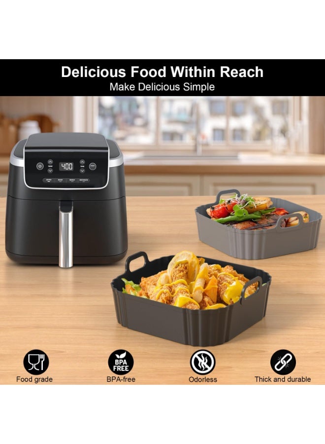 1psc -Air Fryer Silicone Mold, Dishwasher Safe Reusable - Image 5