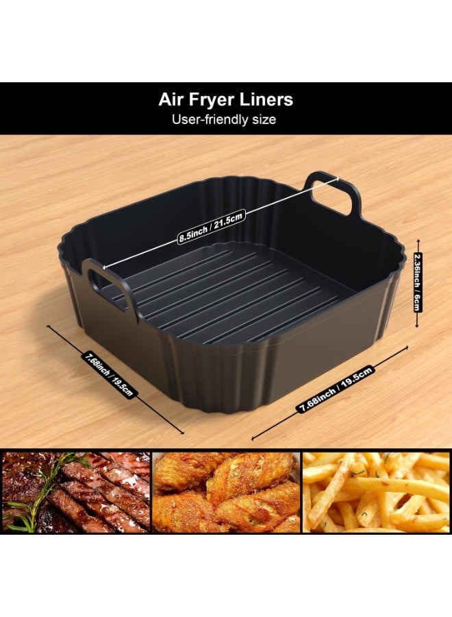1psc -Air Fryer Silicone Mold, Dishwasher Safe Reusable - Image 3
