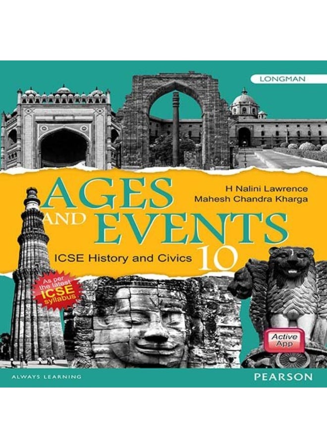 Ages and Events: History & Civics Book by Pearson for ICSE Class 10  - Image 1