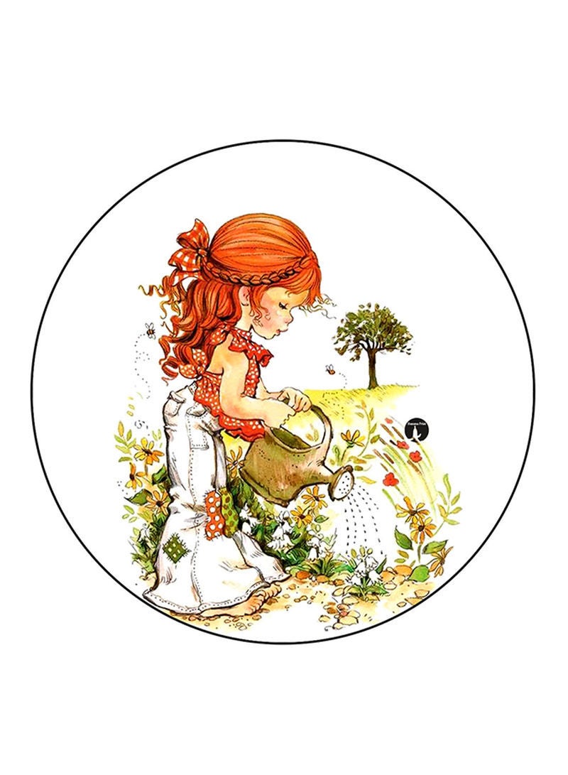 RKN Girl Printed Mouse Pad  Multicolour