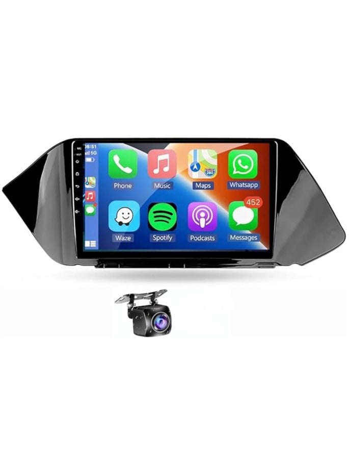 SHEZA STAR Android Car Stereo for Hyundai Sonata 2019-2023 2GB RAM 32GB ROM Support Carplay, M-Link Wi-Fi BT, Radio GPS, 10 Inch IPS Touch Screen with AHD Camera Included - Image 1