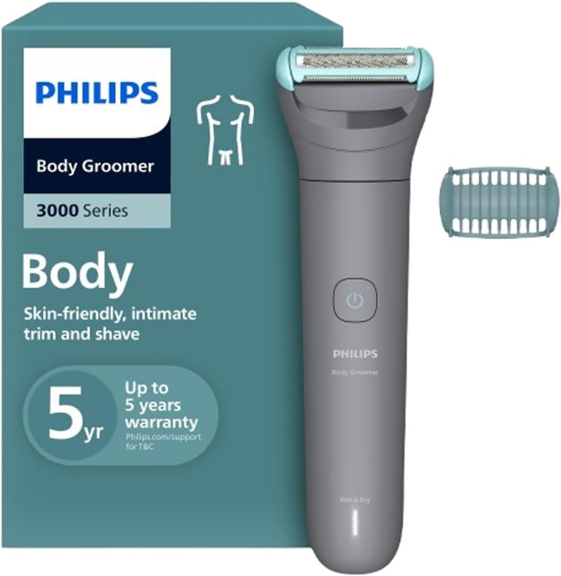 فيليبس Philips Body Groomer BG3470/15 - 100% Showerproof, Skin-Friendly, 60 Min Cordless Trimmer & Shaver - Image 1