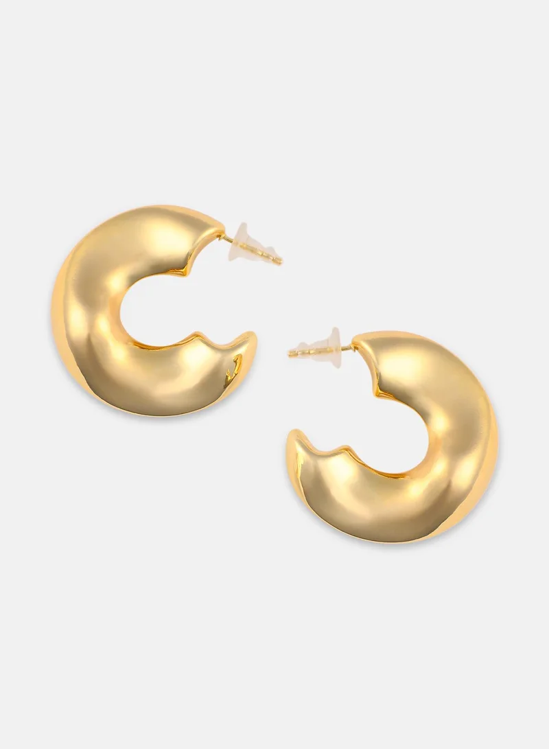 سوهي Women's The Chunky-Swirl Hoop Earrings