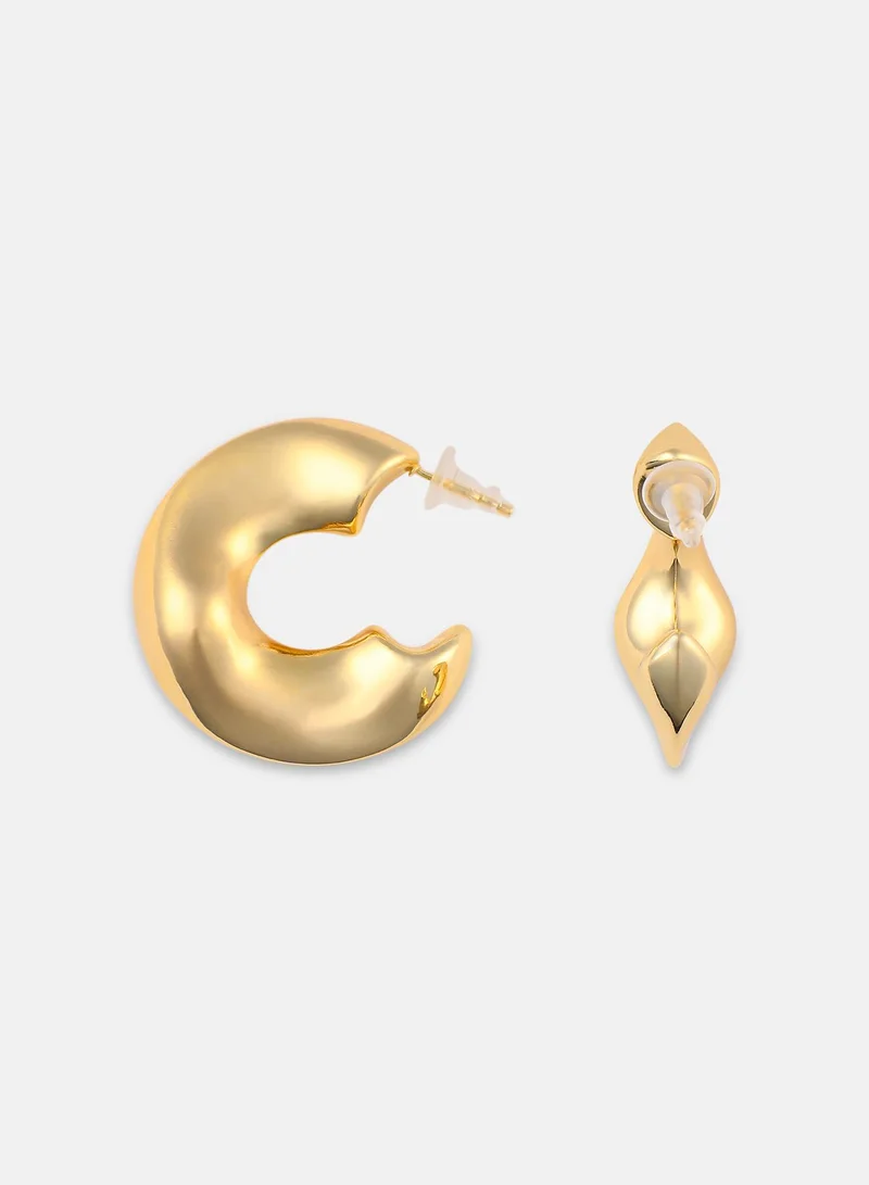 سوهي Women's The Chunky-Swirl Hoop Earrings